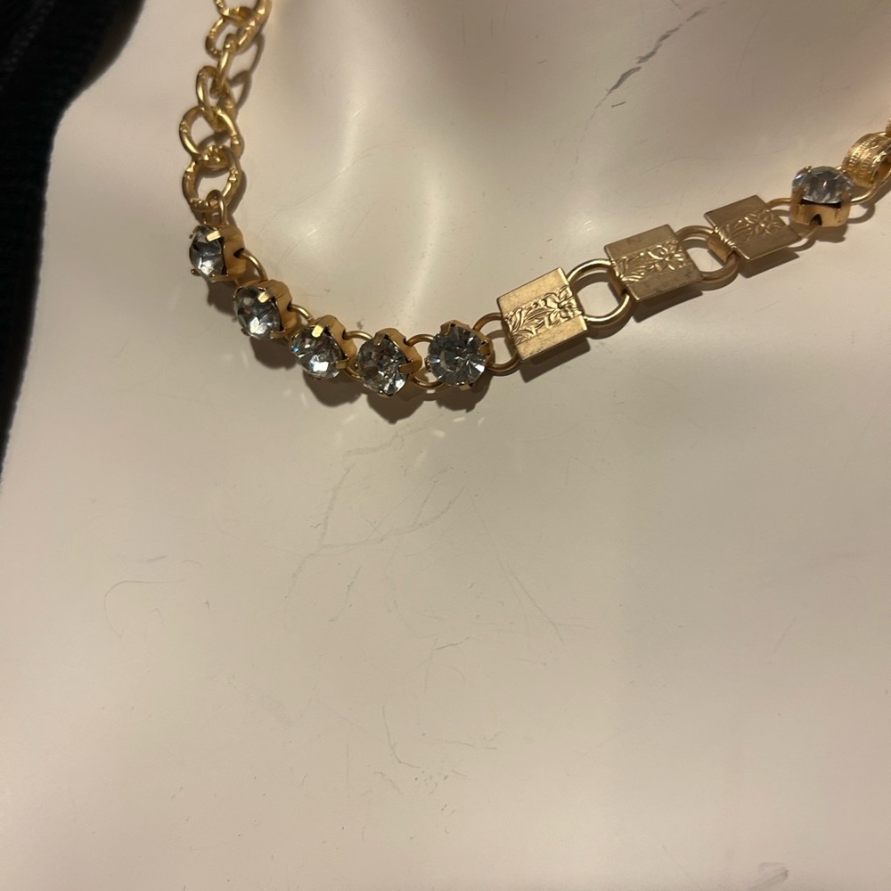 Chic Gold And Silver Necklace - image 8